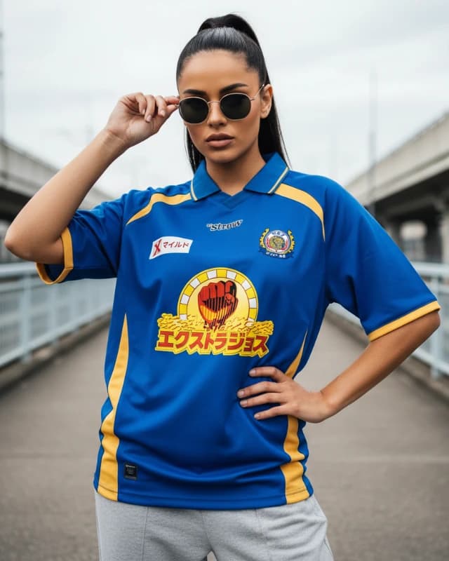 GAMBA MALANG RETRO football shirt