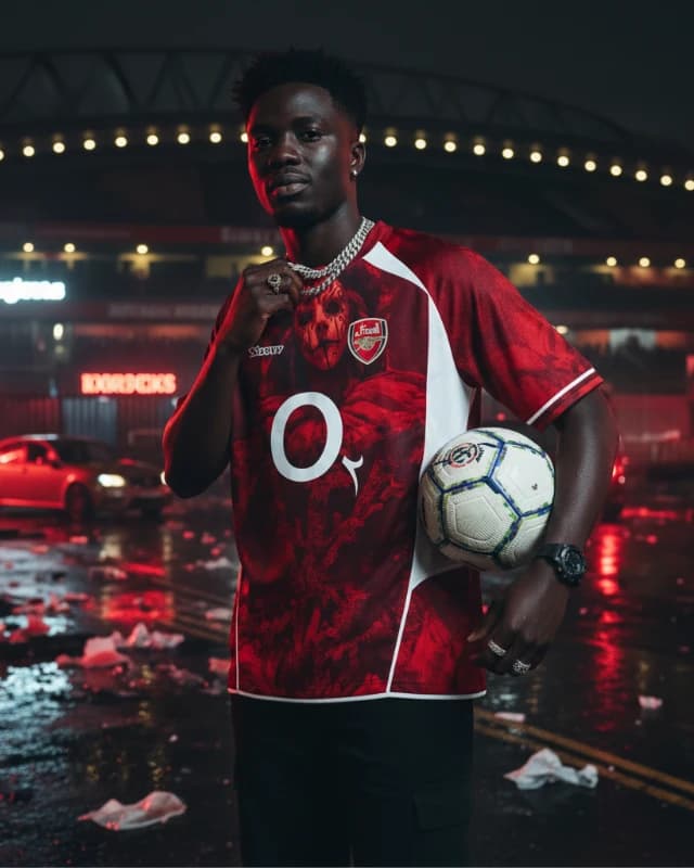 GUNNERS AL-HUMR football shirt